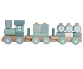 Holz Eisenbahn mit Steck-Formen