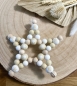 Preview: Greifling Silikon *Stern natur-weiss* ohne Namen