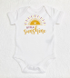 Preview: Babybody bedruckt *little Sunshine* mehrfarbig