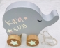 Preview: Nachziehtier Elefant grau von Jabadabado