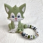 Preview: Greifling Silikon *Cutie Fox Aloe vera* mit Namen