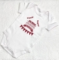 Preview: Babybody bedruckt weiss *Alle Mütter rotwein* einfarbig
