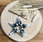 Preview: Greifling Silikon *Stern grau-weiss* ohne Namen