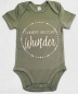 Preview: Babybody bedruckt *chliises grosses Wunder* einfarbig