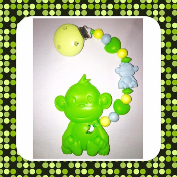 Spielkette Affe grün