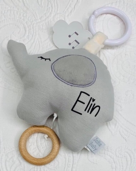 Spieluhr Elefant Grau von Jabadabado