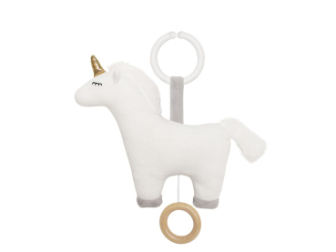 Spieluhr Einhorn Weiss von Jabadabado