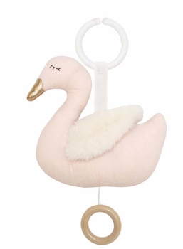 Spieluhr Schwan rosa von Jabadabado