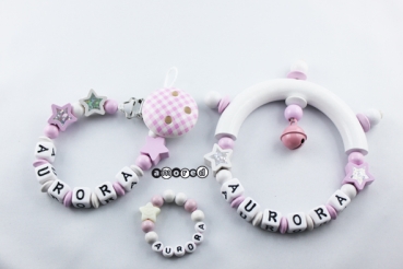 Geschenks-Set mit Wunschname *Aurora*