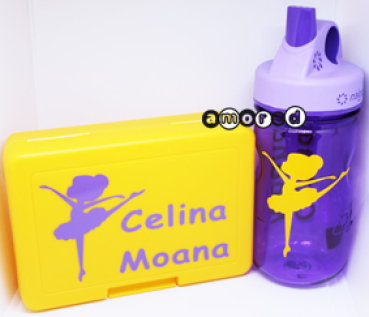 Znüniböxli und Trinkflasche im Set gelb *Celina Moana*
