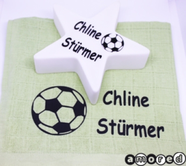 Geschenks-Set Nuschi und Leuchtstern schwarz*Chline Stürmer*
