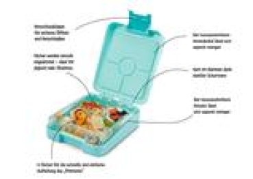 Schmatz Fatz easy Znünibox (mit Unterteilung) mint *Mammut*