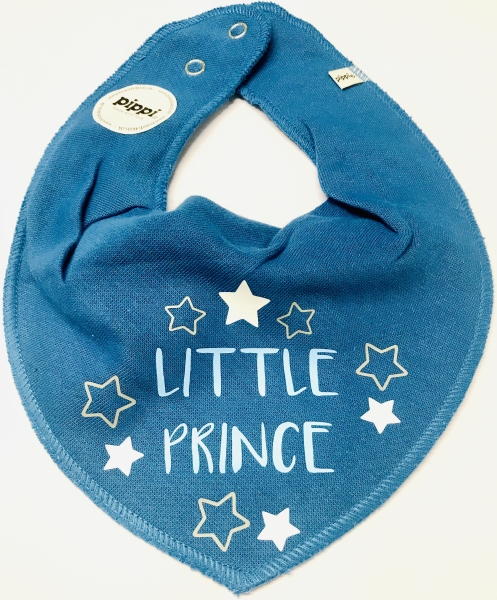 Pippi Lätzli bedruckt *little Prince & Stars* mehrfarbig