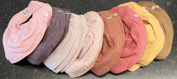 Pippi Lätzli army *Wolken rosa-roségold* mehrfarbig