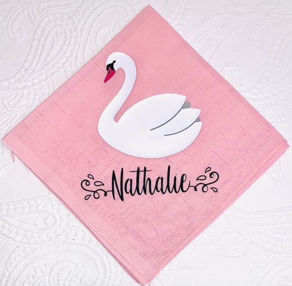 Nuschi rosa *Schwan weiss* mehrfarbig