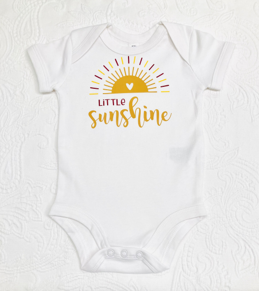 Babybody bedruckt *little Sunshine* mehrfarbig