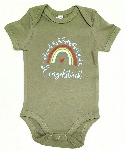 Babybody bedruckt *Einzelstück* mehrfarbig
