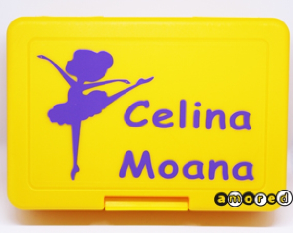 Znüniboxli (ohne Unterteilung) gelb-lila *Celina Moana*