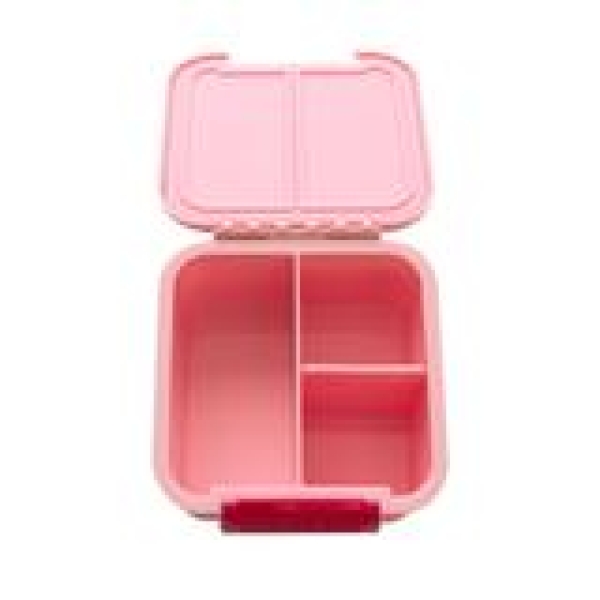 LITTLE LUNCH BOX CO. - BENTO MINI Znünibox (mit Unterteilung) *Kätzchen rosa*