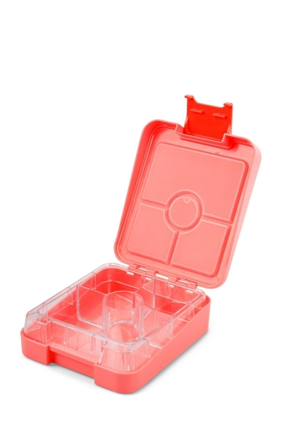 Schmatz Fatz easy Znünibox (mit Unterteilung) coral *Schmetterlinge*
