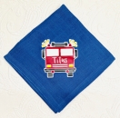 Nuschi blau *Feuerwehr Auto rot* mehrfarbig