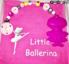 Geschenks-Set Nuschi und Beisskette/Spielkette Pink *little Ballerina*