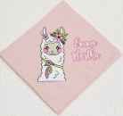 Nuschi rosa *Lama weiss-rosa* mehrfarbig